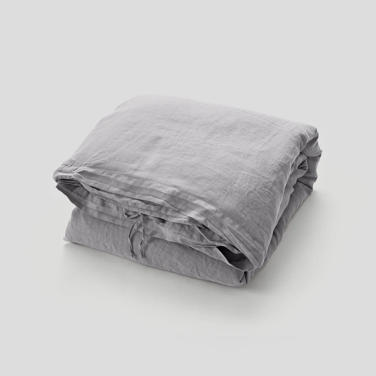 100% Linen Duvet Set Cool Grey