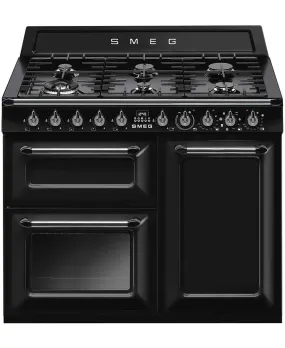 100cm Victoria Traditional Dual Fuel Range Cooker | Black