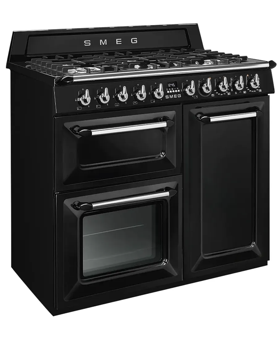 100cm Victoria Traditional Dual Fuel Range Cooker | Black