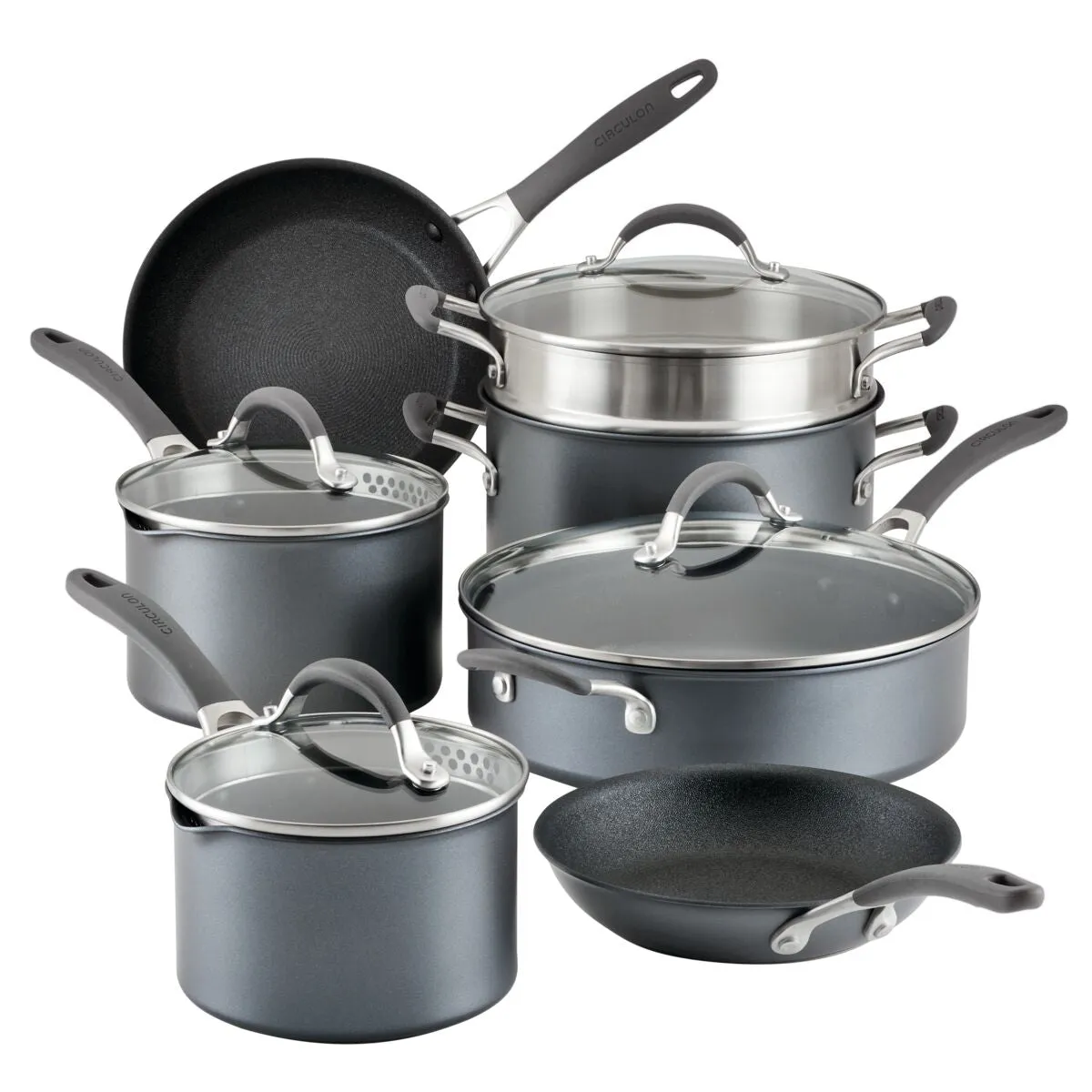 11-Piece A1 ScratchDefense™️ Nonstick Cookware Set