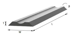 150x14.1x2.56 Terminus Quick Change Knife -BOX OF 10