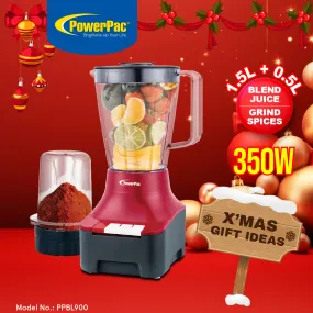 2 IN 1 Blender For Grinding 0.5L & Blending 1.5L (PPBL900)