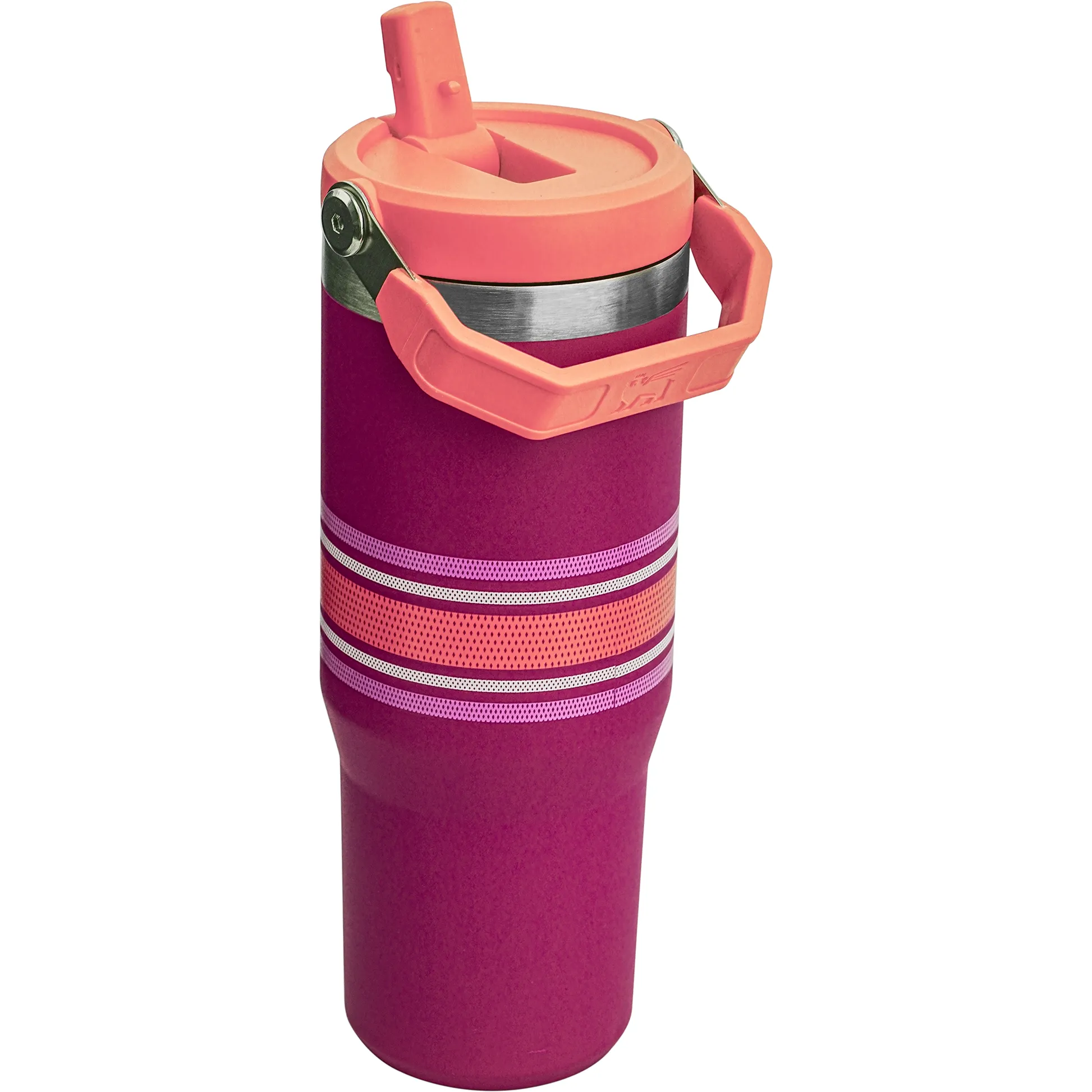 30oz Stanley Iceflow Flip Straw - Fuchsia Mesh