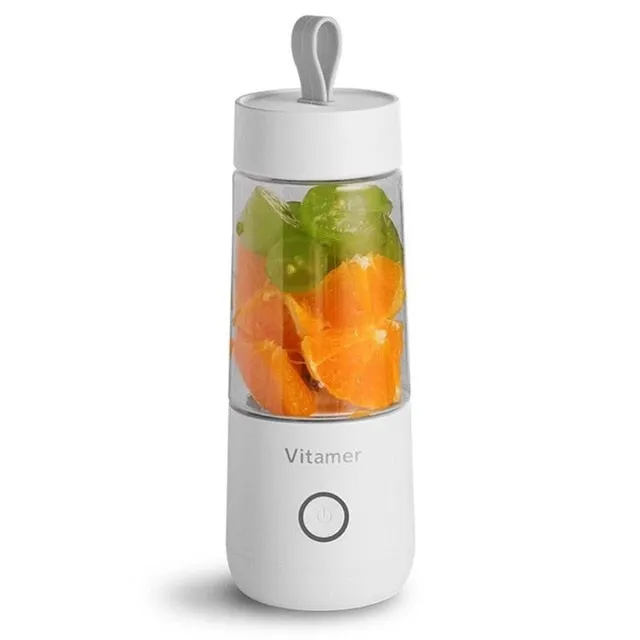 350ml Mini Portable Electric Fruit Juicer USB Rechargeable Smoothie Maker Blender Machine Sports Bottle Juicing Cup