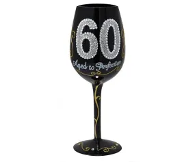 60 Aged to Perfection Wine Glass