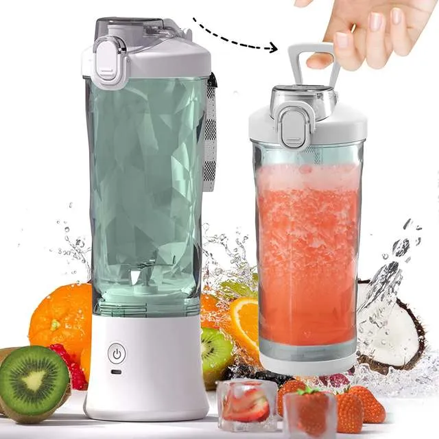 600ML Waterproof Electric Juicer Fruit Mixers Bottle Blender