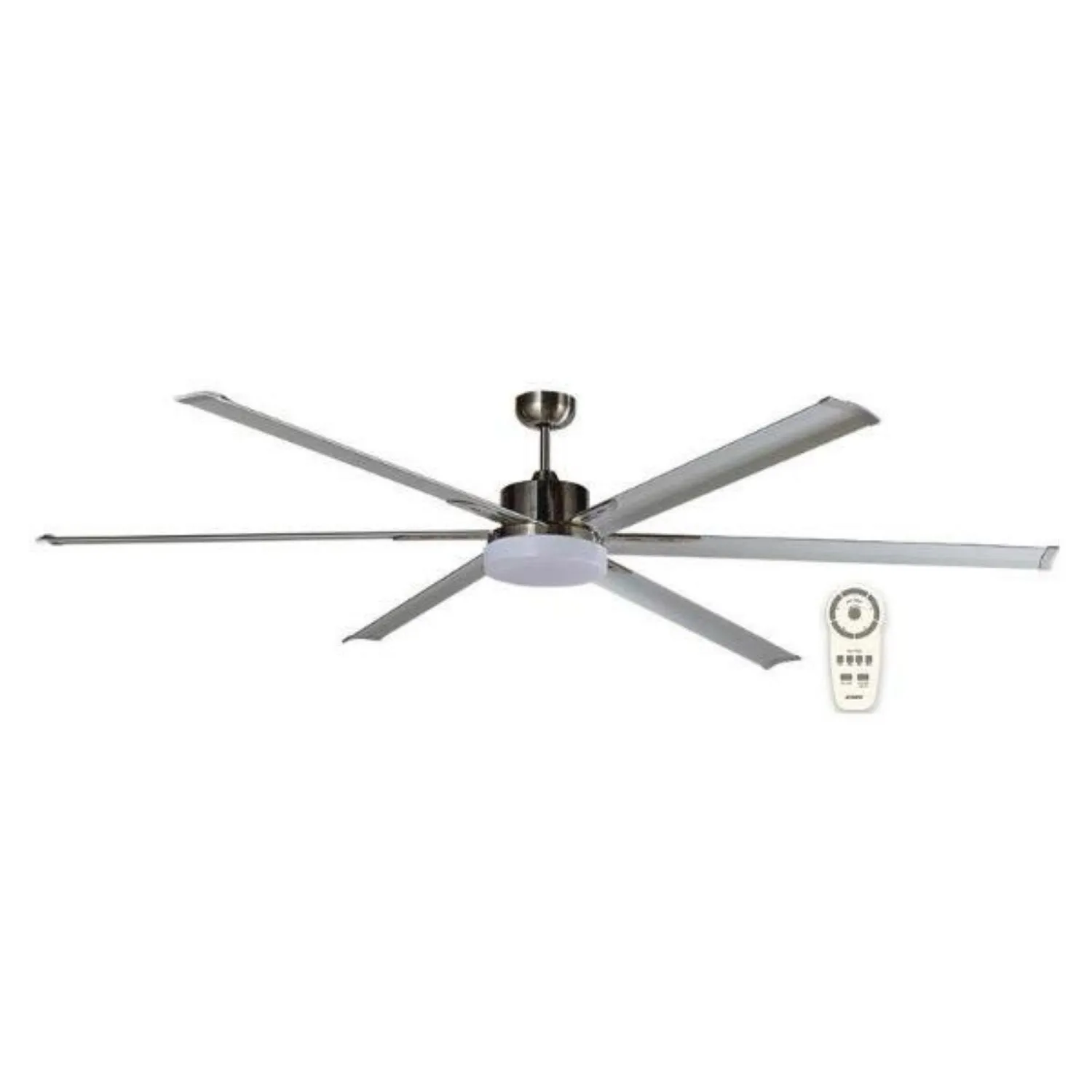 72" Albatross DC Ceiling Fan Black, White, Brushed Nickel with Light MAFML3XR   MAF180X Martec Lighting