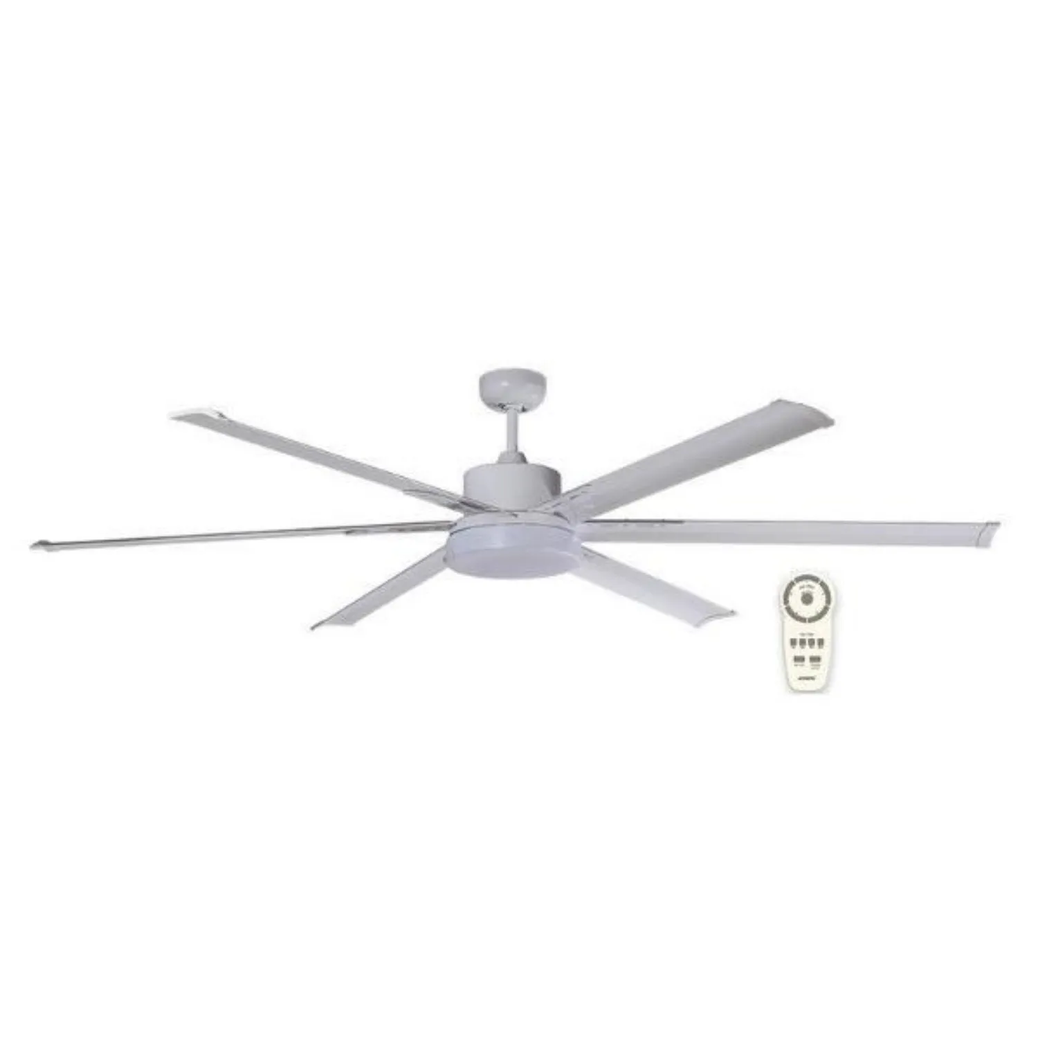 72" Albatross DC Ceiling Fan Black, White, Brushed Nickel with Light MAFML3XR   MAF180X Martec Lighting