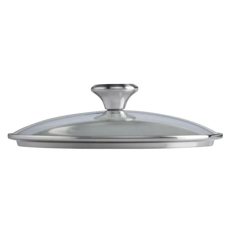 9.5" Glass Lid with Stainless Steel Knob