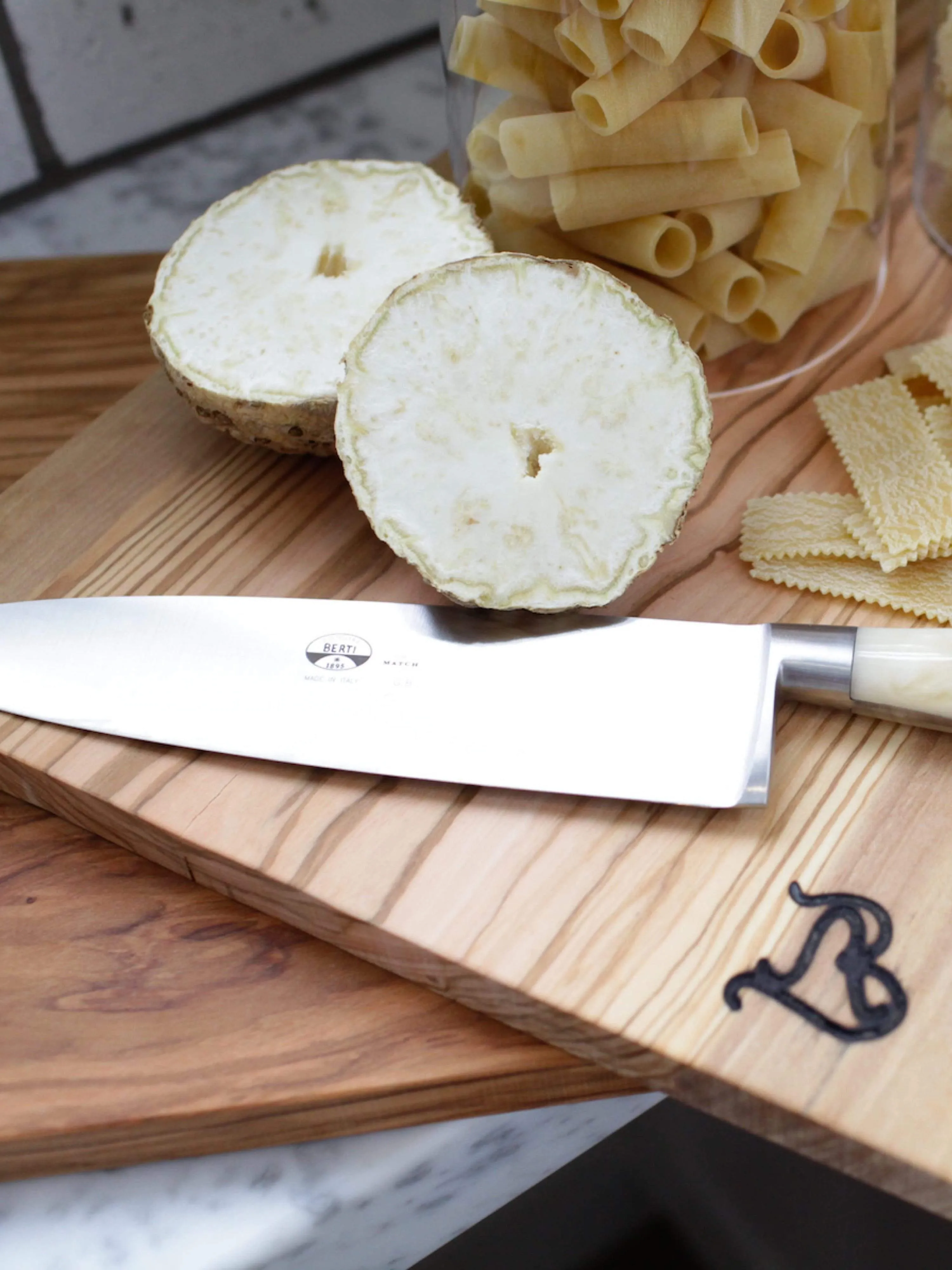 9" Chef's Knife with Wood Block by Berti