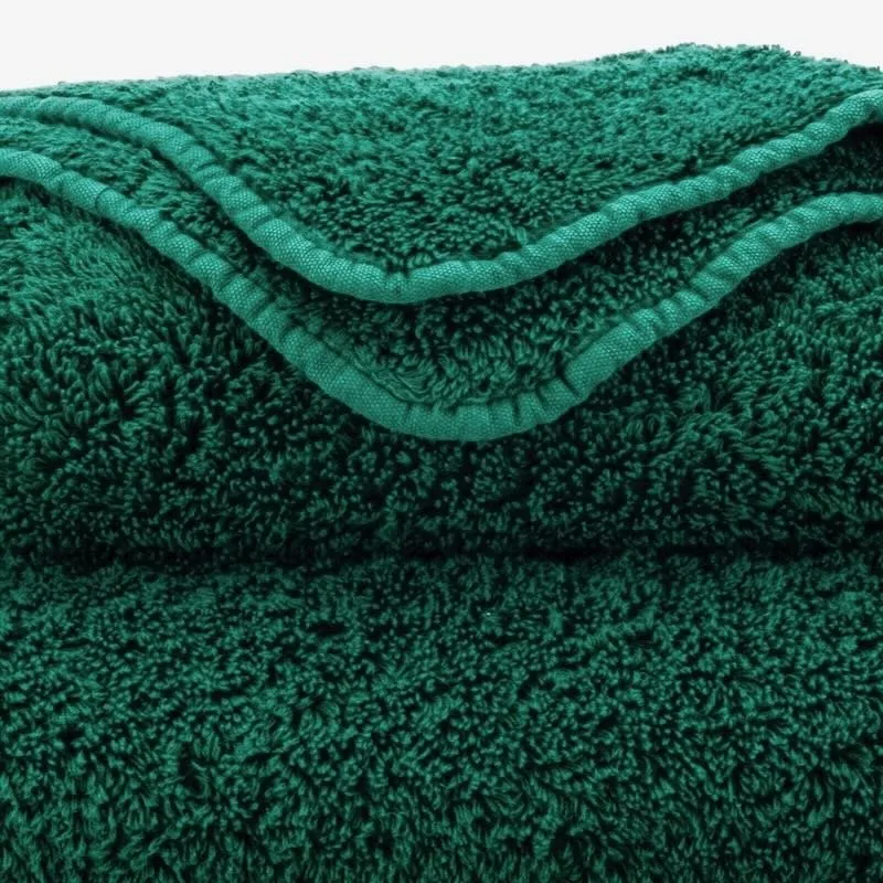 Abyss Super Pile Bath Sheet 40x72 British Green 298