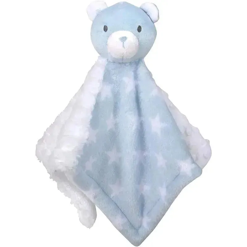 A.D. Sutton - Baby Essentials Blankets With Secutiry Blanket, Bear Blue