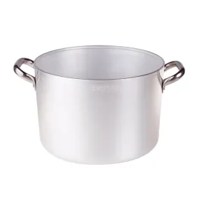 Agnelli Aluminum 3mm Stockpot With Two Stainless Steel Handles, 3.9-Quart