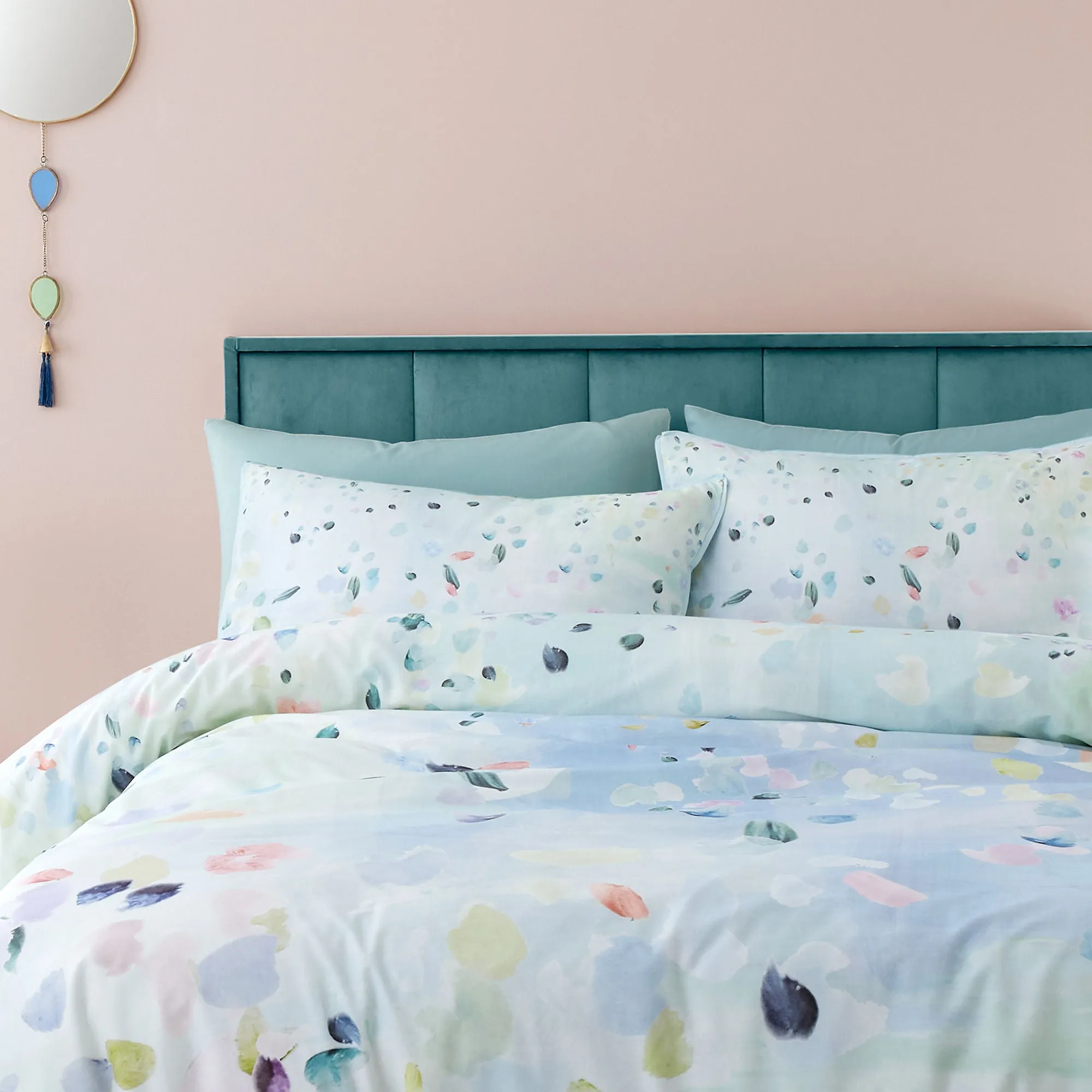 Alfresco Duvet Cover Set by Appletree Style in Duck Egg