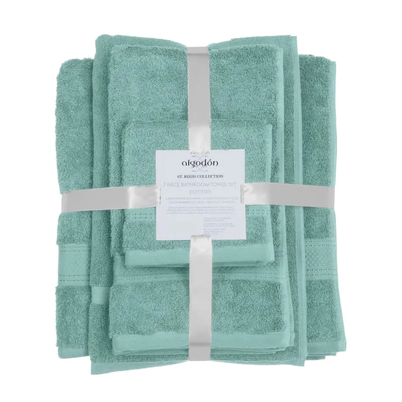 Algodon St Regis Collection 7 Piece Marine Towel Pack