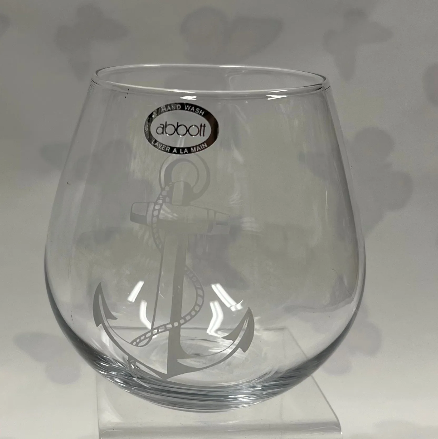 Anchor Stemless Wine Glass