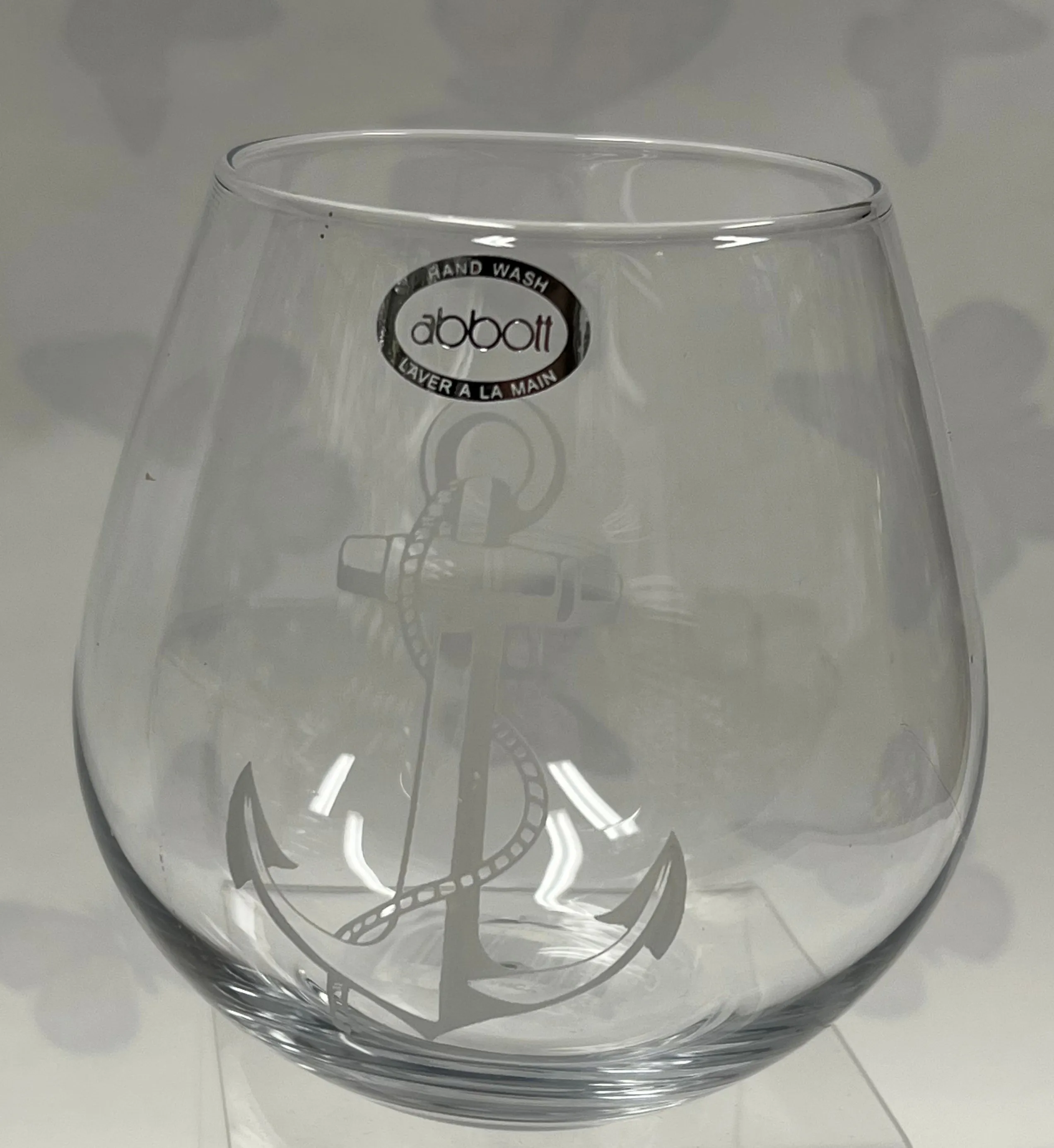 Anchor Stemless Wine Glass