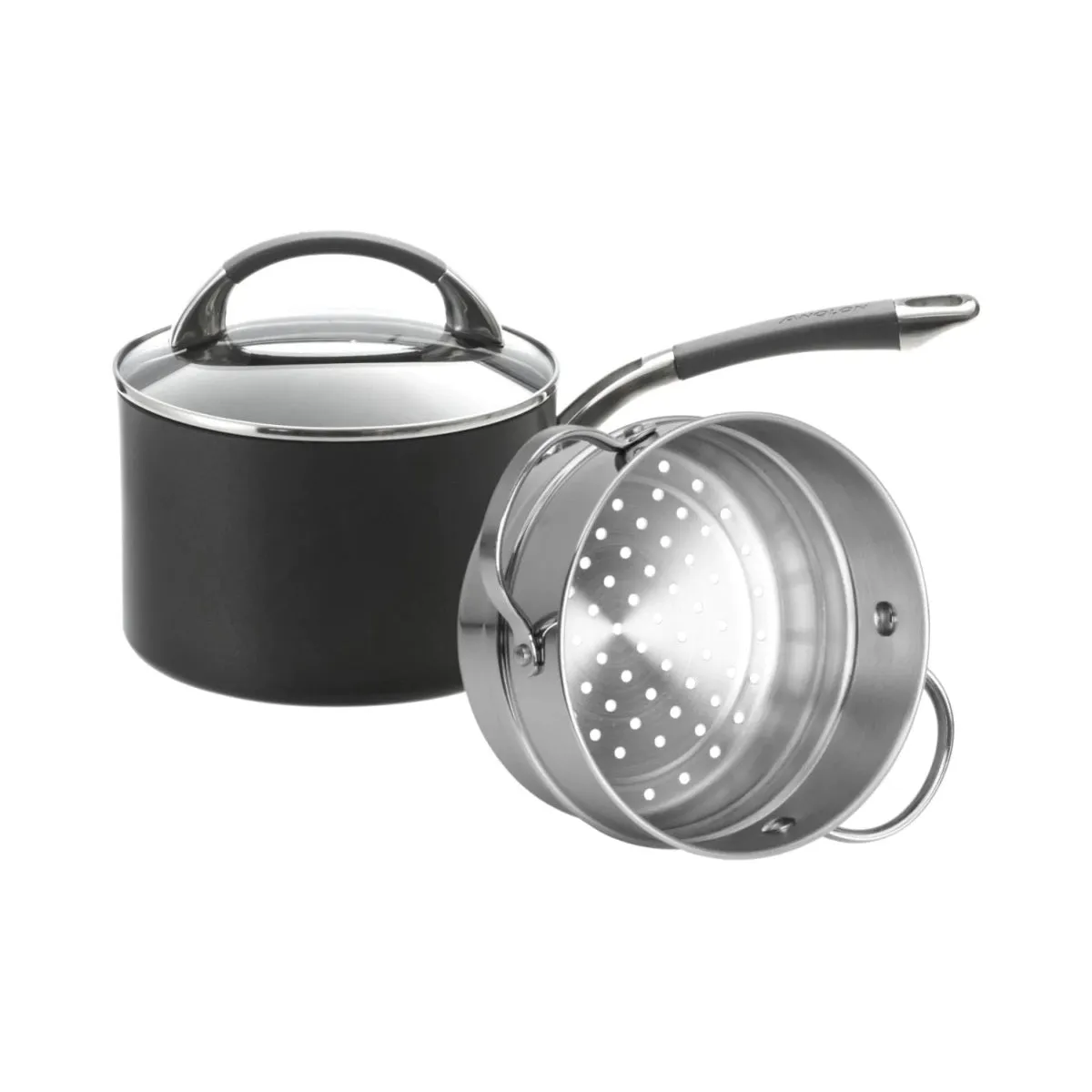 Anolon Endurance  Nonstick Induction Saucepan With Bonus Steamer 18cm (2.8L)