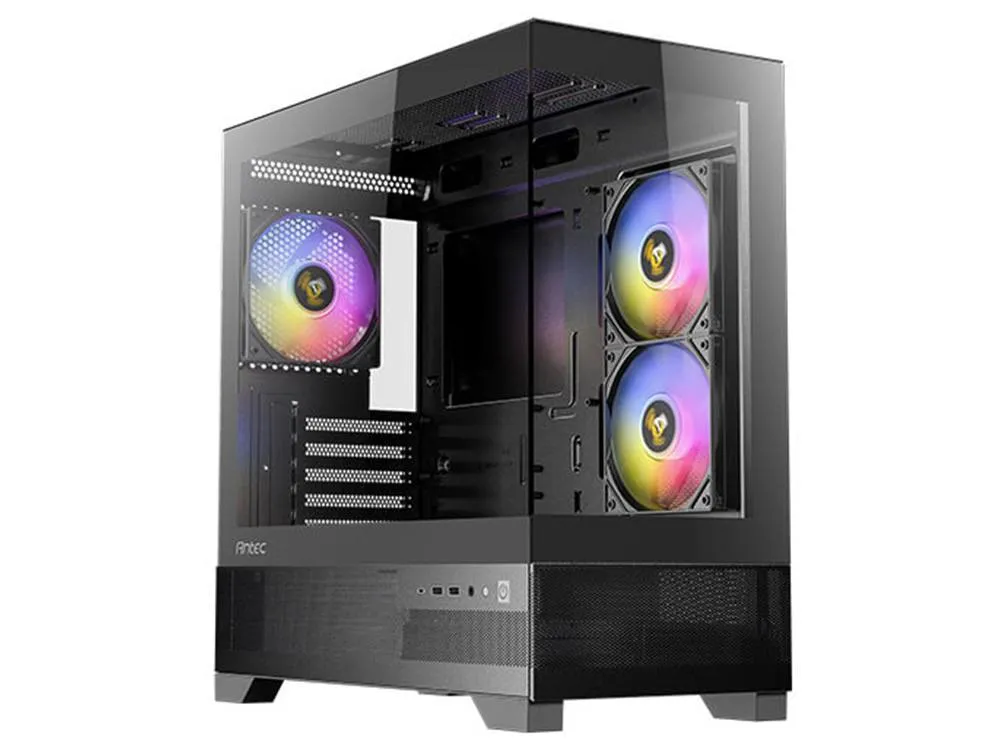 Antec CX500M ARGB Gaming Mid-Tower Gaming Case - Black