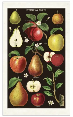 Apples & Pears Tea Towel