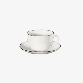 Asa Germany | Ligne Noire Coffee Cup & Saucer