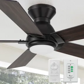 Aspen Ⅱ Low Profile Smart Fan with Light Remote Outdoor/indoor 48"