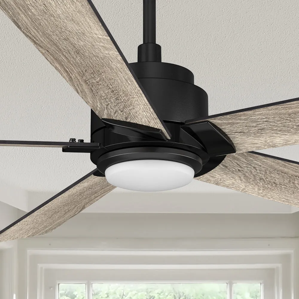 Aspen Smart Ceiling Fan with LED Light and Remote Outdoor/Indoor 56"