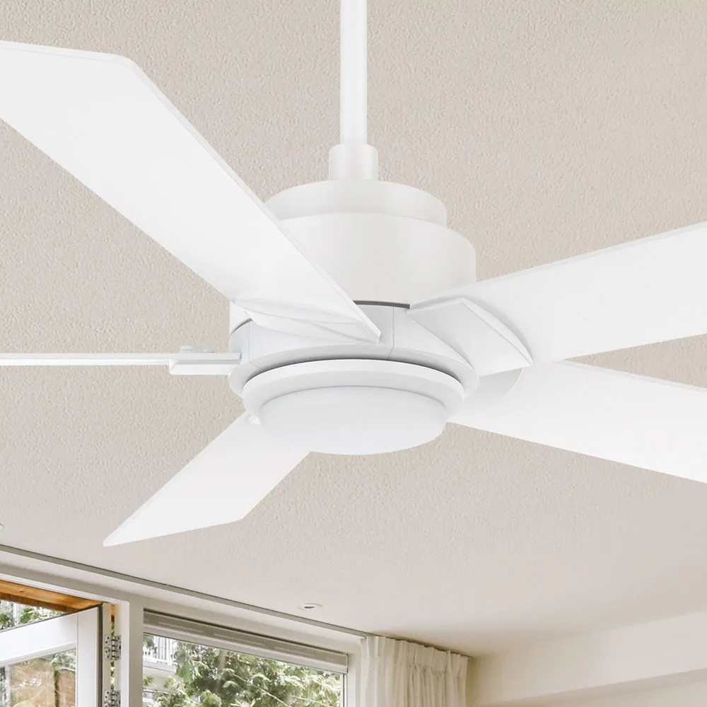 Aspen Smart Ceiling Fan with LED Light and Remote Outdoor/Indoor 56"