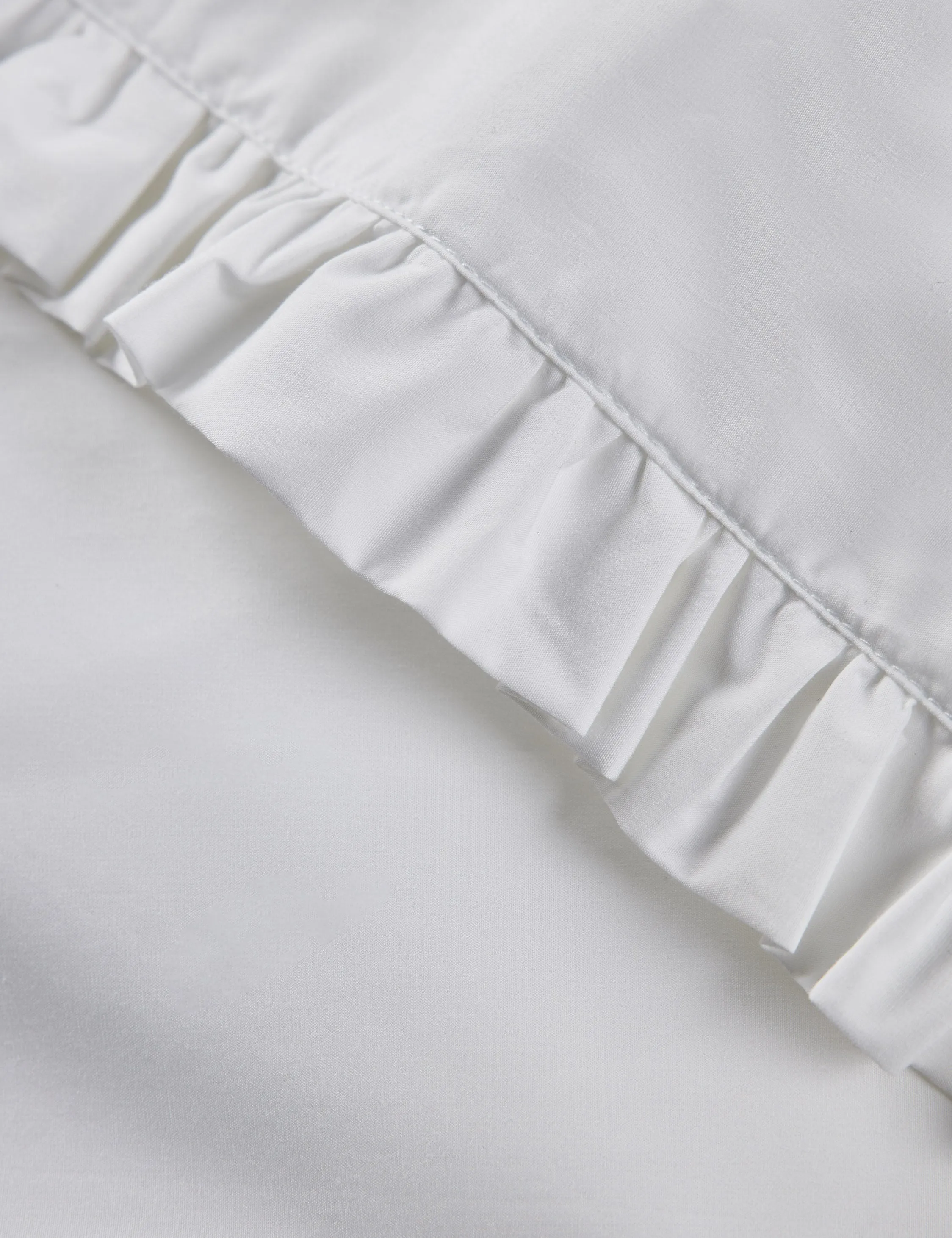 Audrey Ruffle Cotton Percale Sheet Set by Pom Pom at Home