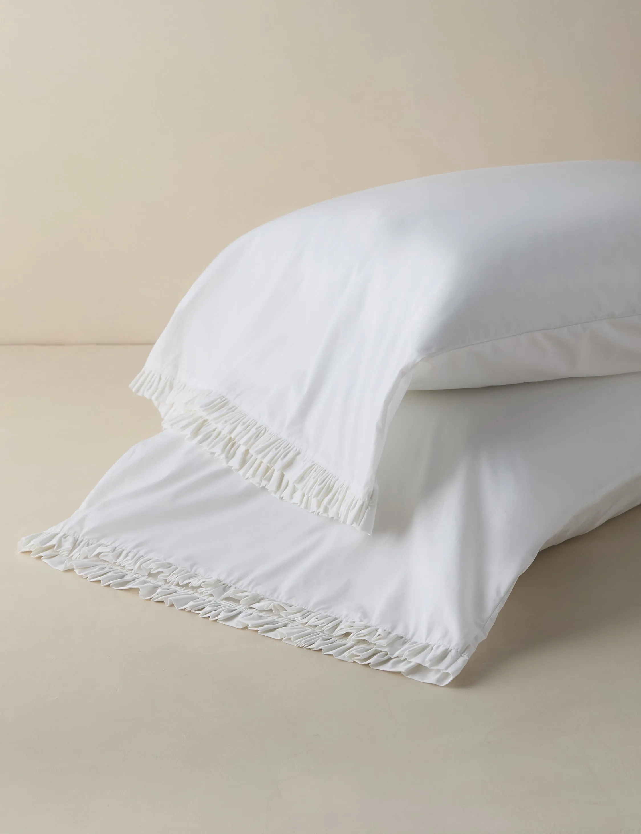 Audrey Ruffle Cotton Percale Sheet Set by Pom Pom at Home