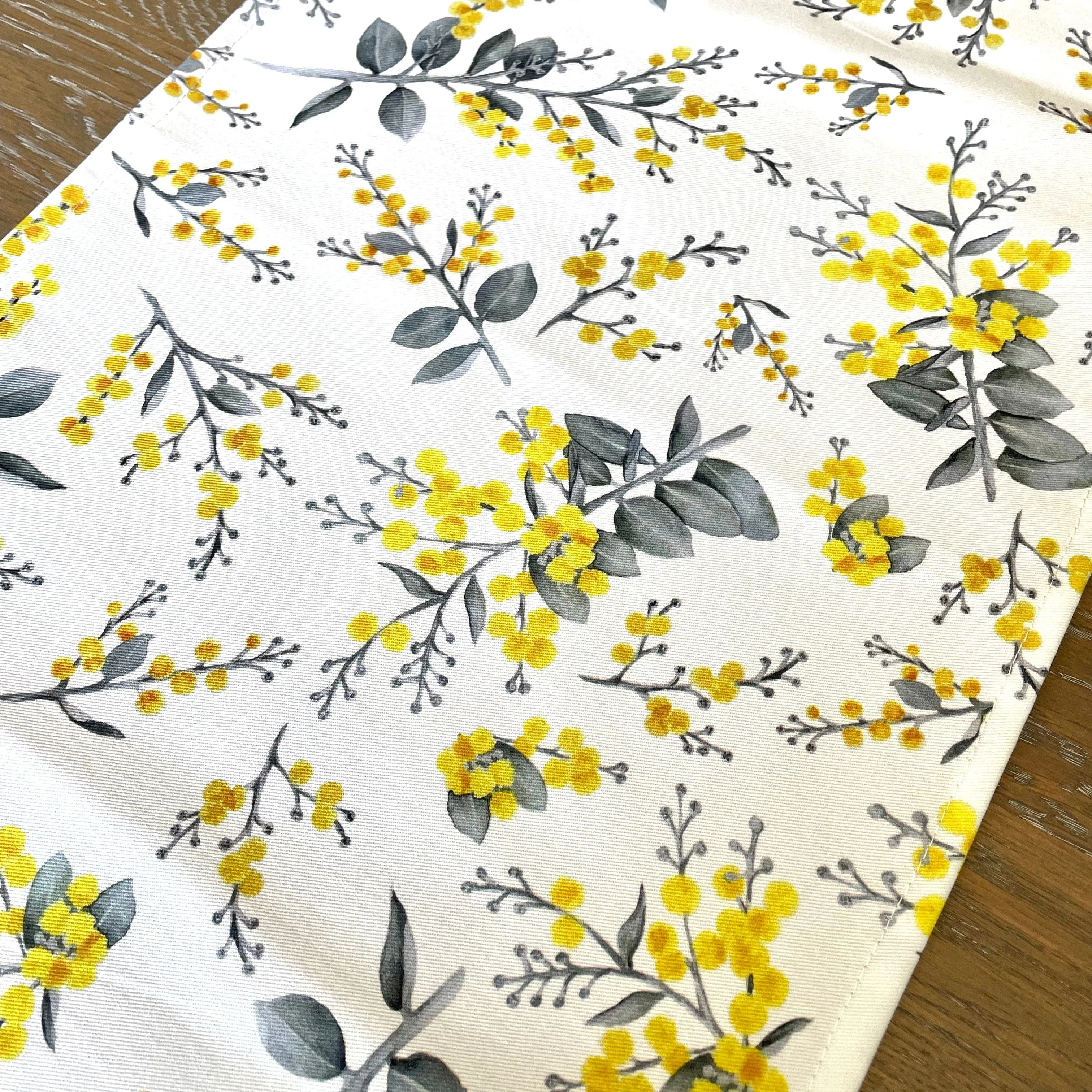 Australian Silver Wattle Table Runner