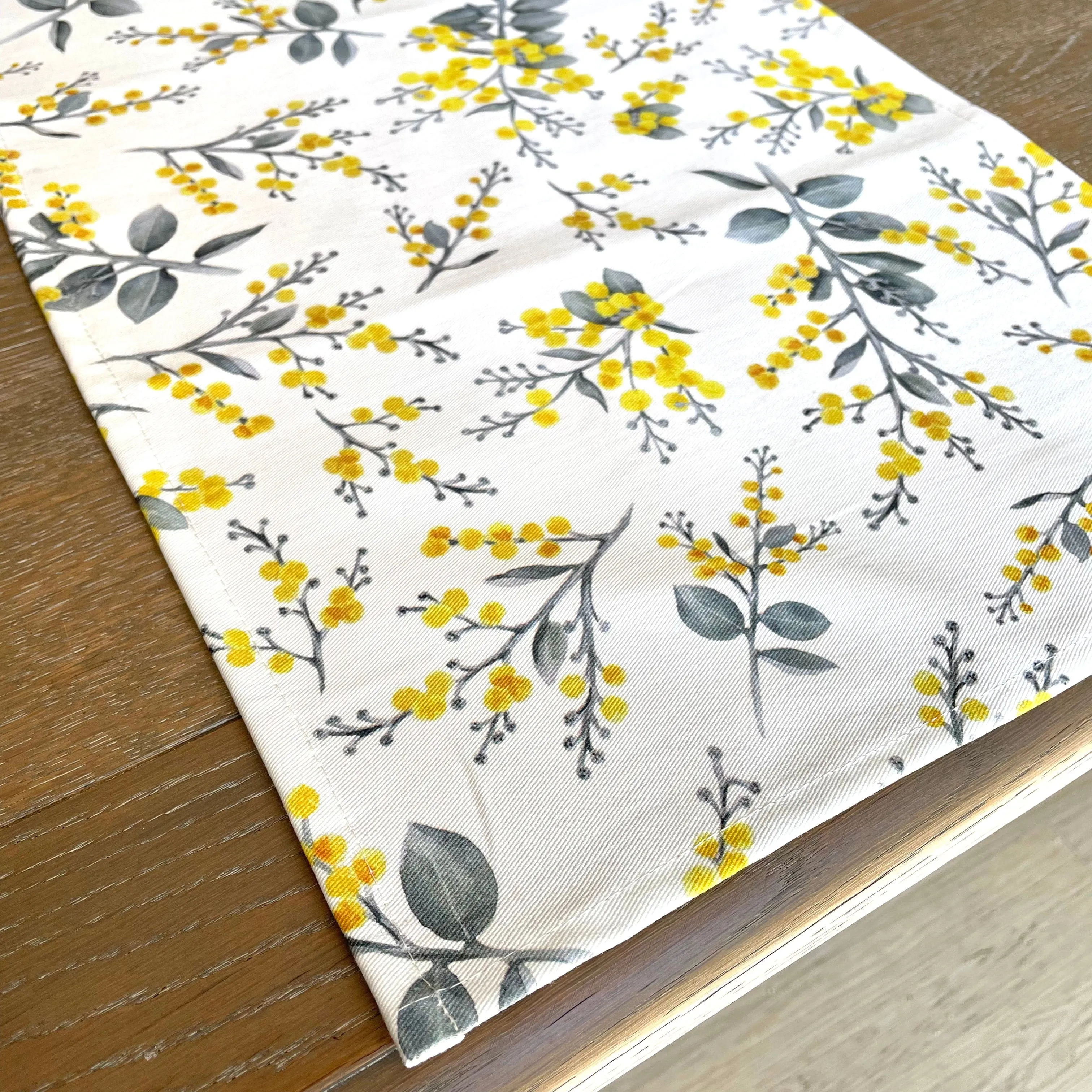 Australian Silver Wattle Table Runner