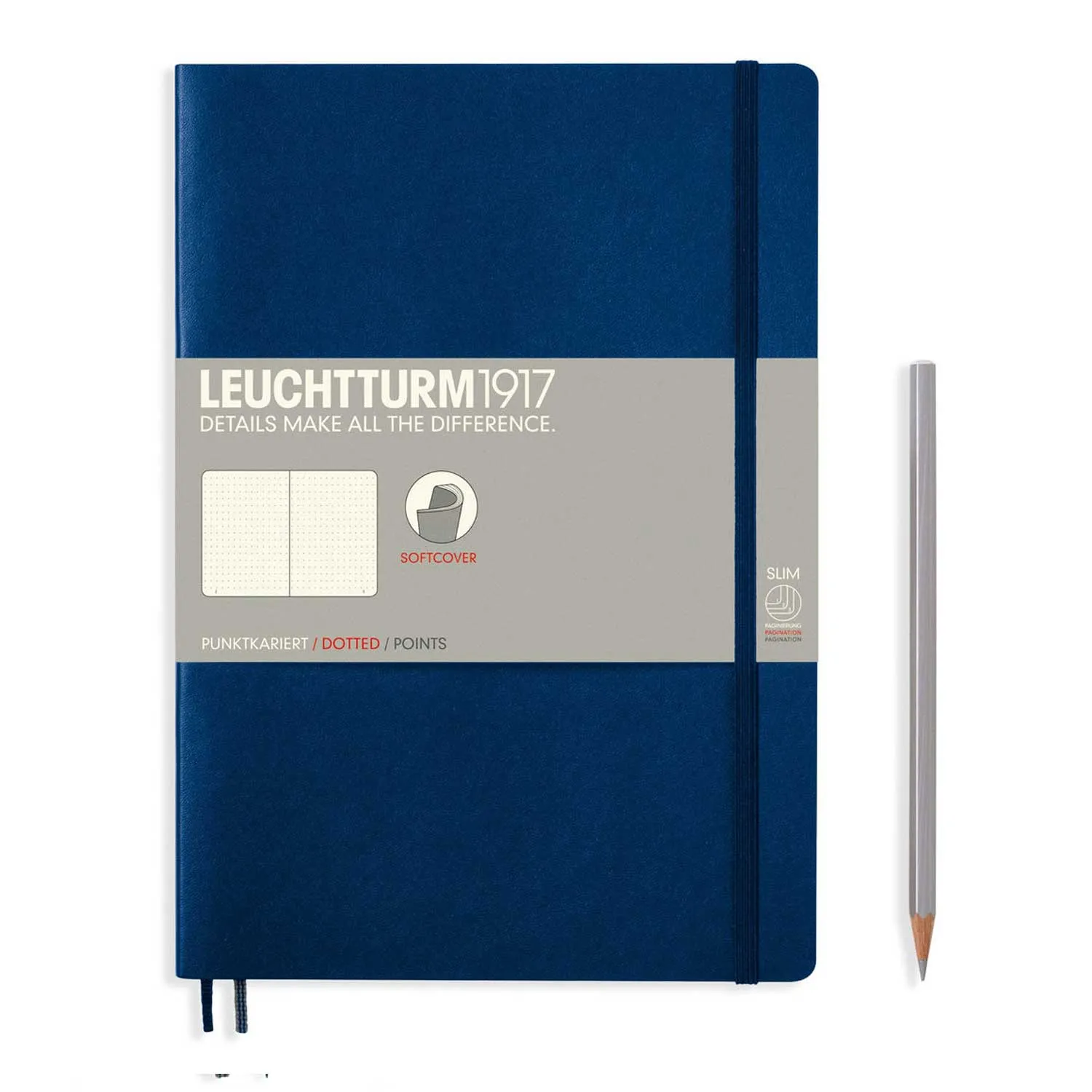 B5 Navy Dotted - Soft Cover-  Leuchtturm1917 Notebook