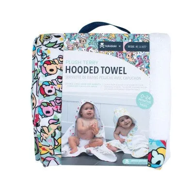 Bebe au Lait Bebe Hooded Towel Tokidoki Unikiki 2.0