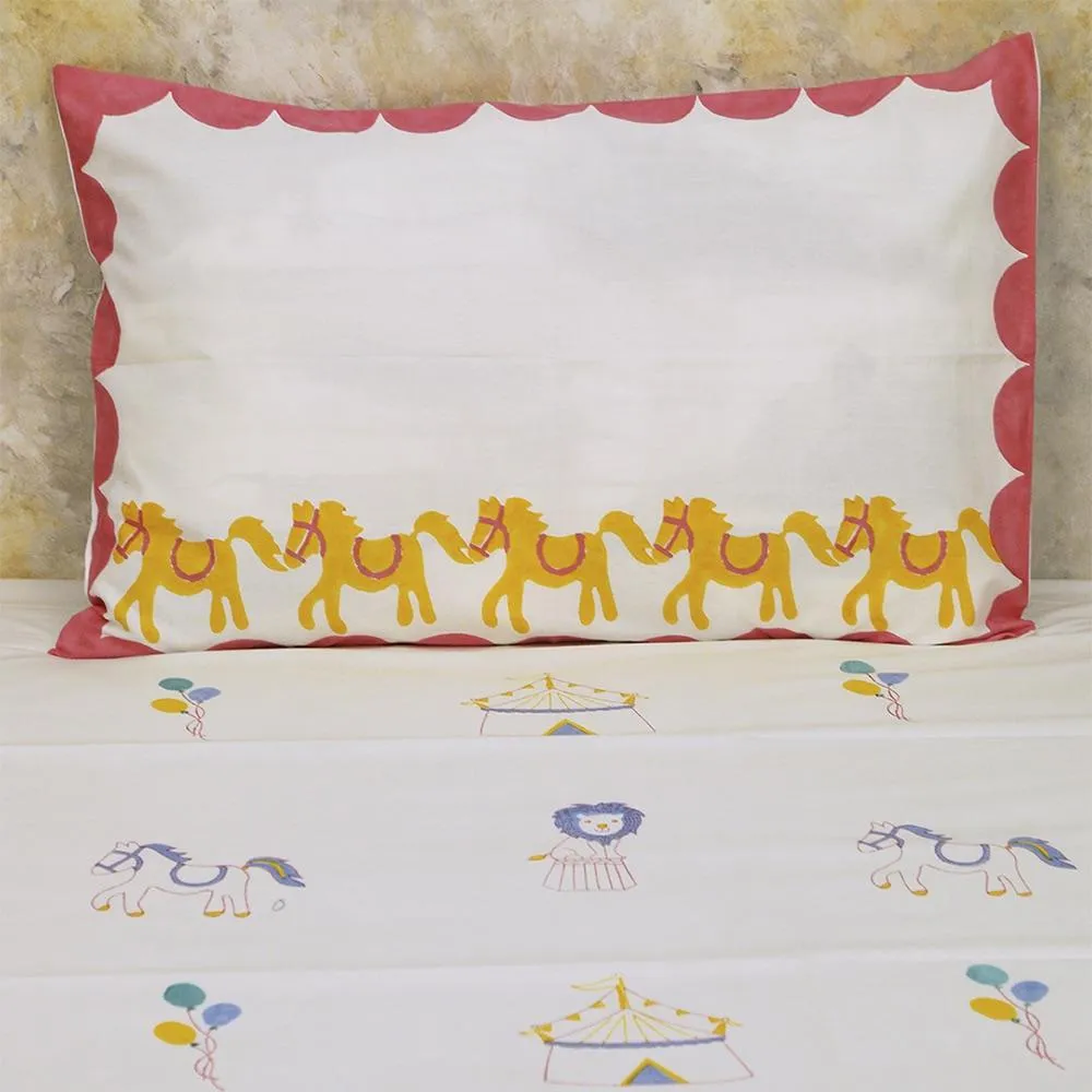 Bed Set - I Am Going To The Circus - Pink