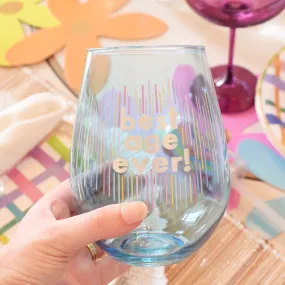 Best Age Ever Jumbo Wine Glass