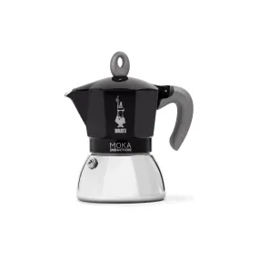 Bialetti Moka Induction Nera Black 4 Cup (180ml)