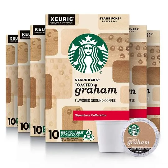 BIGGEST PRICE DROP EVER (16¢ EACH): 300-Count Starbucks K-Cups Coffee Pods (Past Best-By Date) - Ships Quick!