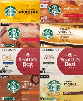 BIGGEST PRICE DROP EVER (16¢ EACH): 300-Count Starbucks K-Cups Coffee Pods (Past Best-By Date) - Ships Quick!