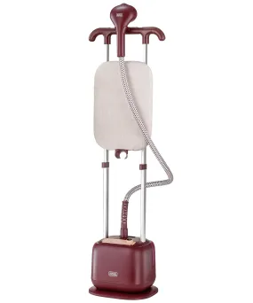 Black Decker, Twin Pole Garment Steamer with Ironing Board, Rose Gold, GST2450