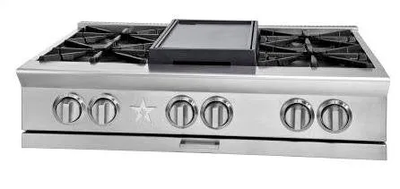 Bluestar BSPRT366BL 36" Platinum Series Rangetop