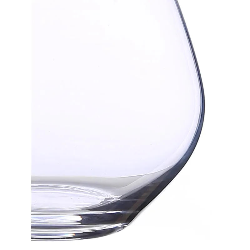 Bohemia Amoroso Stemless Glass Clear Lead Free Crystal Wineware | Set of 2 | 440ml