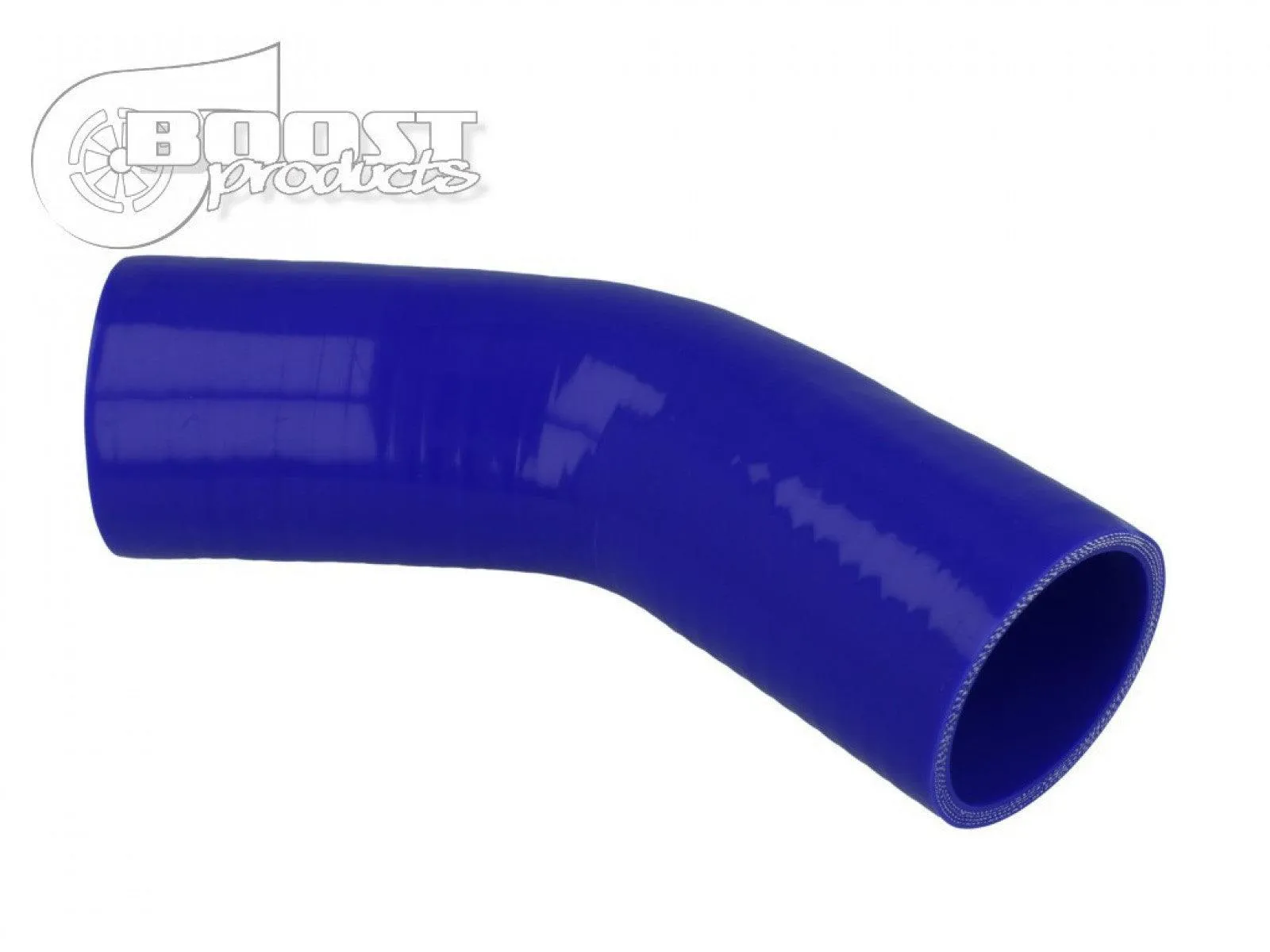 BOOST Products Silicone Elbow 45 Degrees, 10mm (3/8") ID, Blue