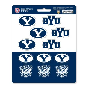 BYU Cougars 12 Count Mini Decal Sticker Pack