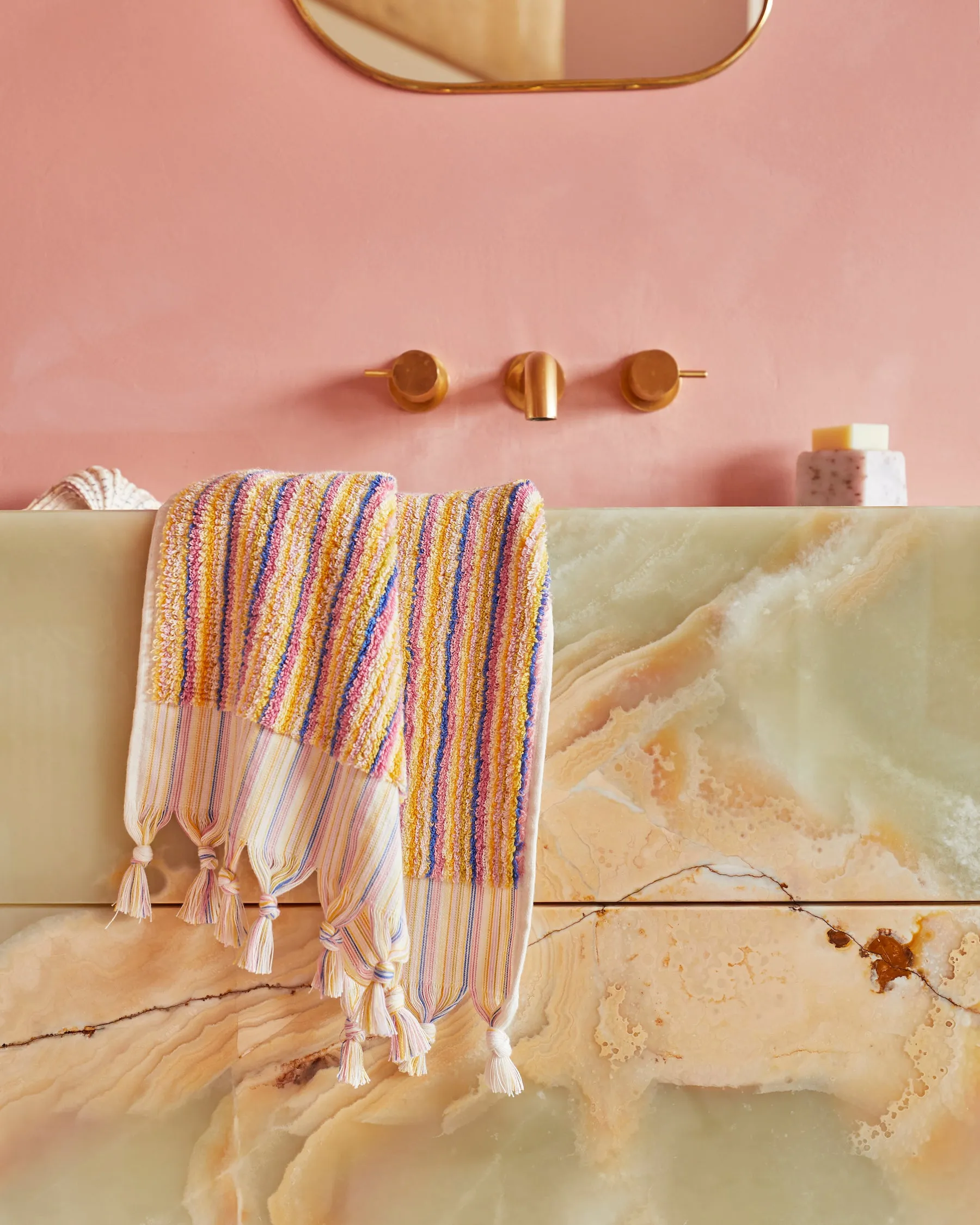 Candy Lane Fine Lines Turkish Hand Towel