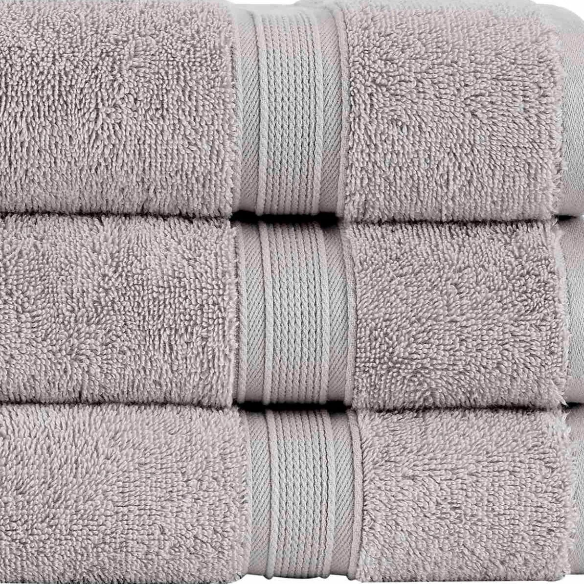 Christy Serene Combed Cotton Towel - Dove Grey