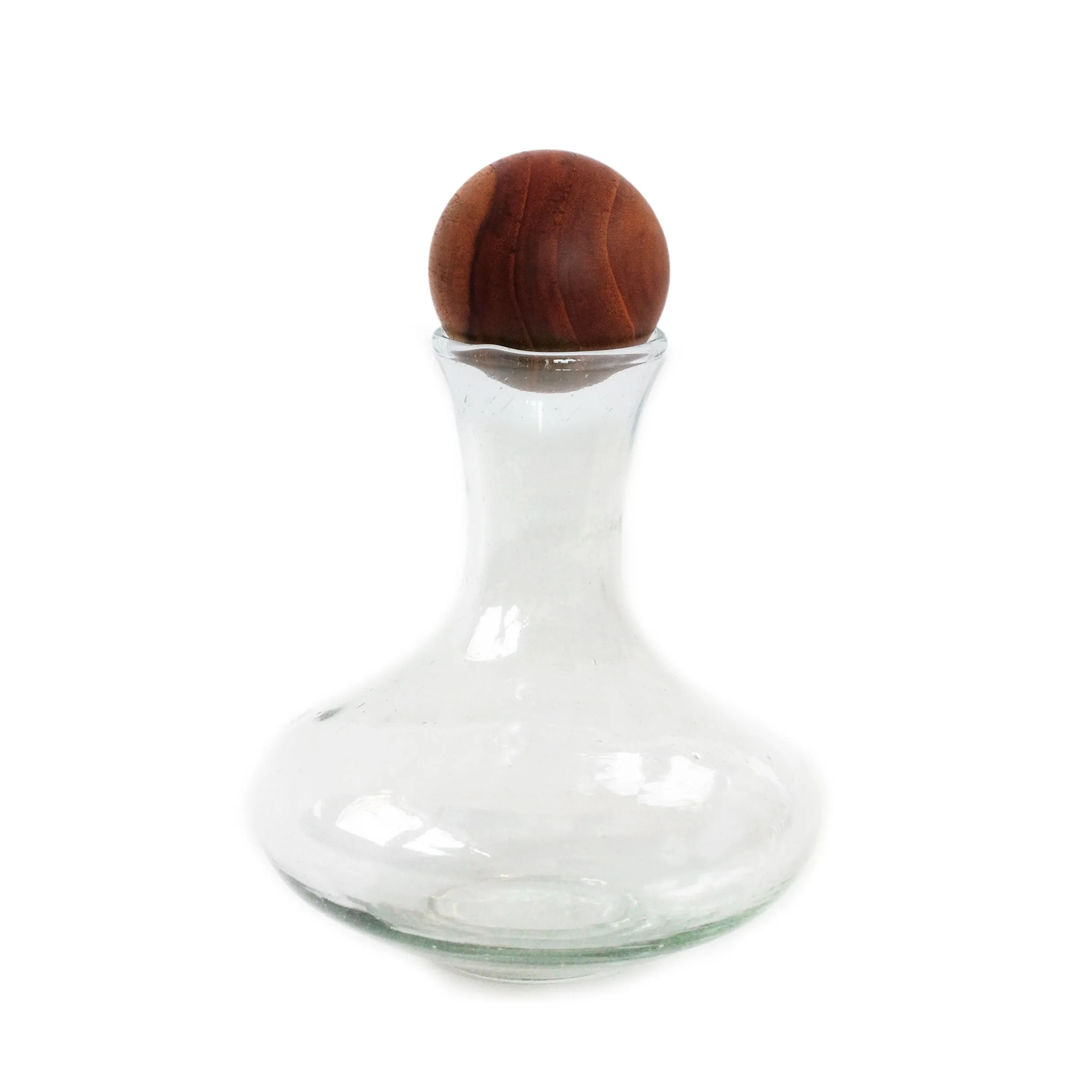 Clasico Small Decanter with Wood Topper