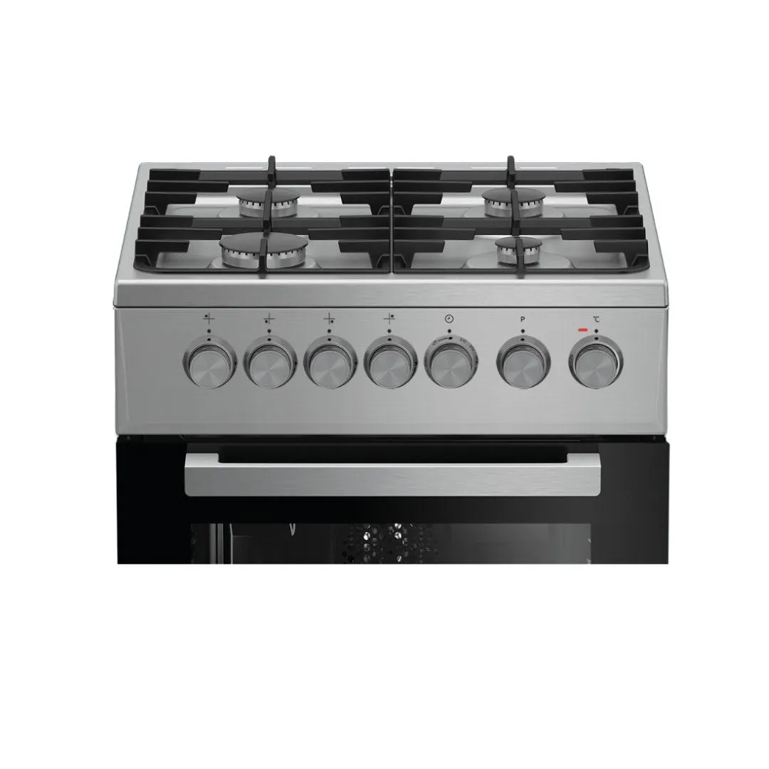 COCINA A GAS/HORNO ELÉCTRICO  BEKO FSE52130DX DE 4 HORNALLAS