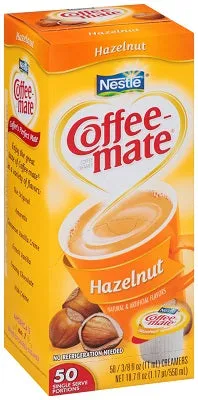 Coffee-mate Hazelnut Liquid Cream 50ct.