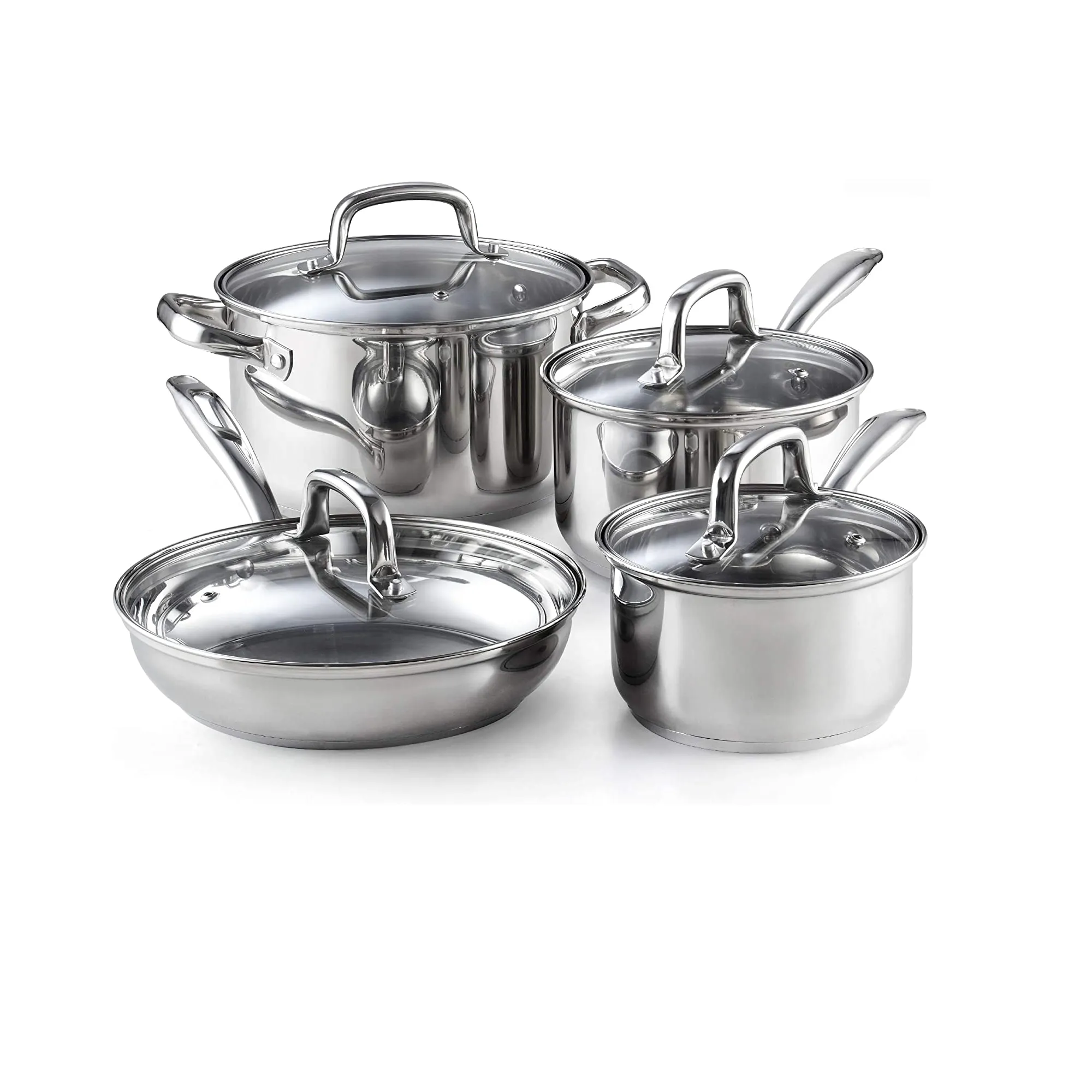 Cook N Home 2606 Stainless Steel Cookware Set